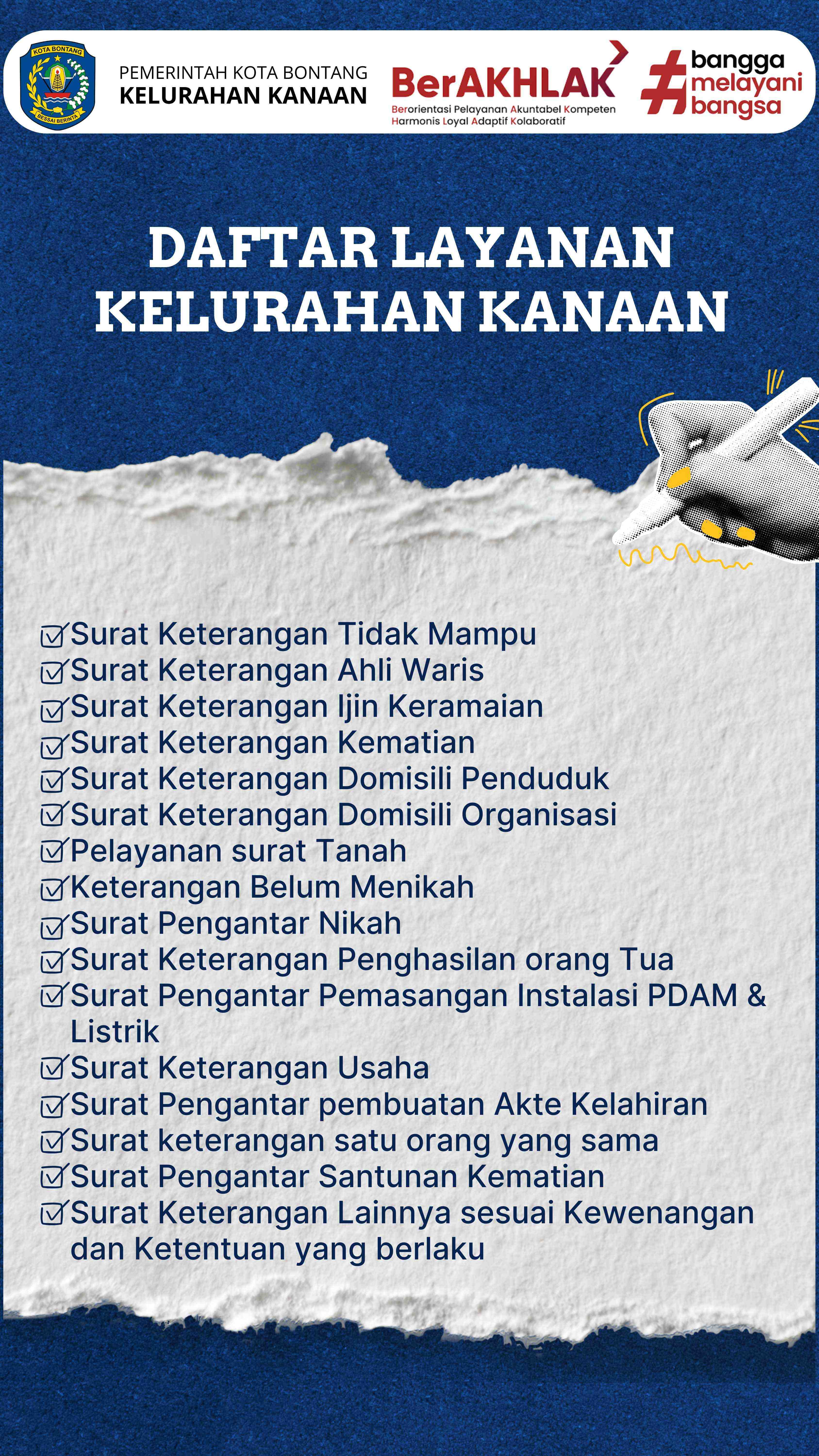 Daftar Layanan