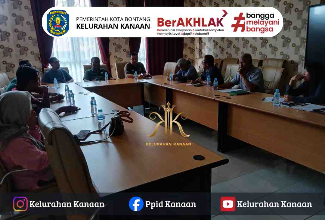 Rapat Koordinasi Pengurus dan Pengawas KKMP Kelurahan Kanaan